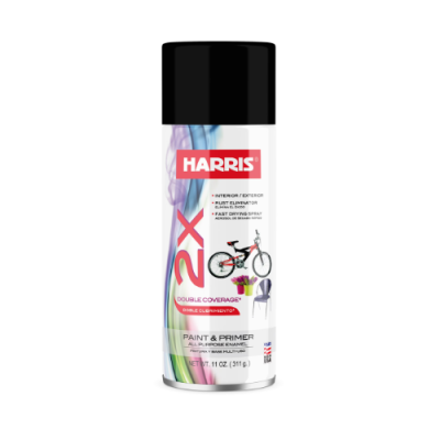 Harris 2X Double Coverage Spray Paint (Choose Your Colour)