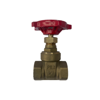 1/2" Brass Gate Valve