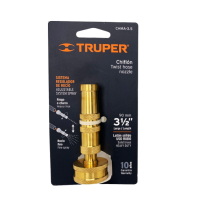 Twist Hose Nozzle 3 1/2" (Truper)