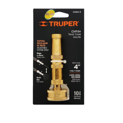 Twist Hose Nozzle 4" (Truper)