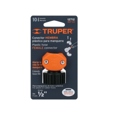 Truper 1/2" Female Hose Connector