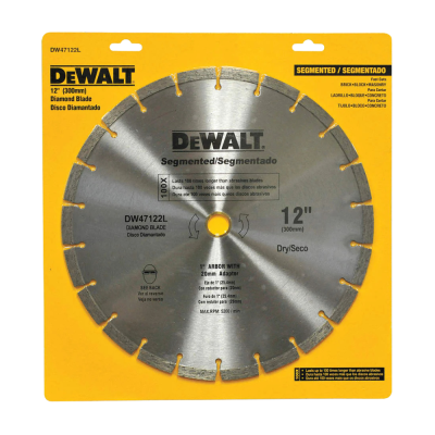 12" DIAMOND BLADE - DeWALT (DW47122L)