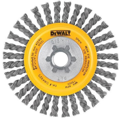4" Carbon Cable Twist Wire Wheel (DW4930) - Dewalt