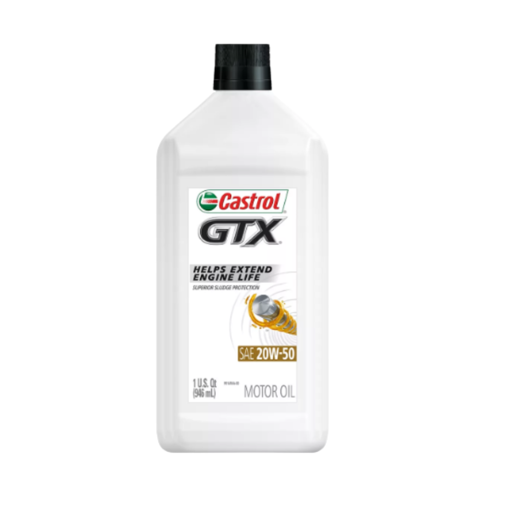 Castrol GTX SAE 20W-50 Motor Oil 946ml