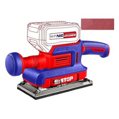 Cordless Finishing Sander 20V (ELFS2031) - Emtop