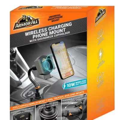 Wireless Charging Phone Mount (Armor All)
