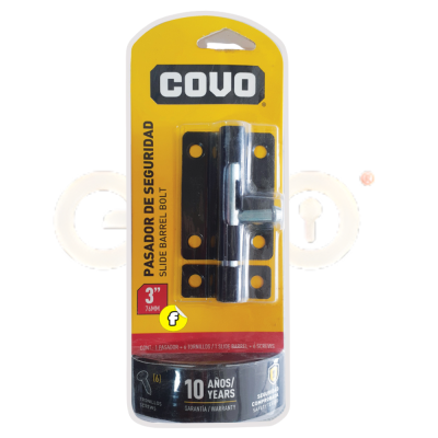 Covo 3" Slide Barrel Bolt Item # DB1103-3