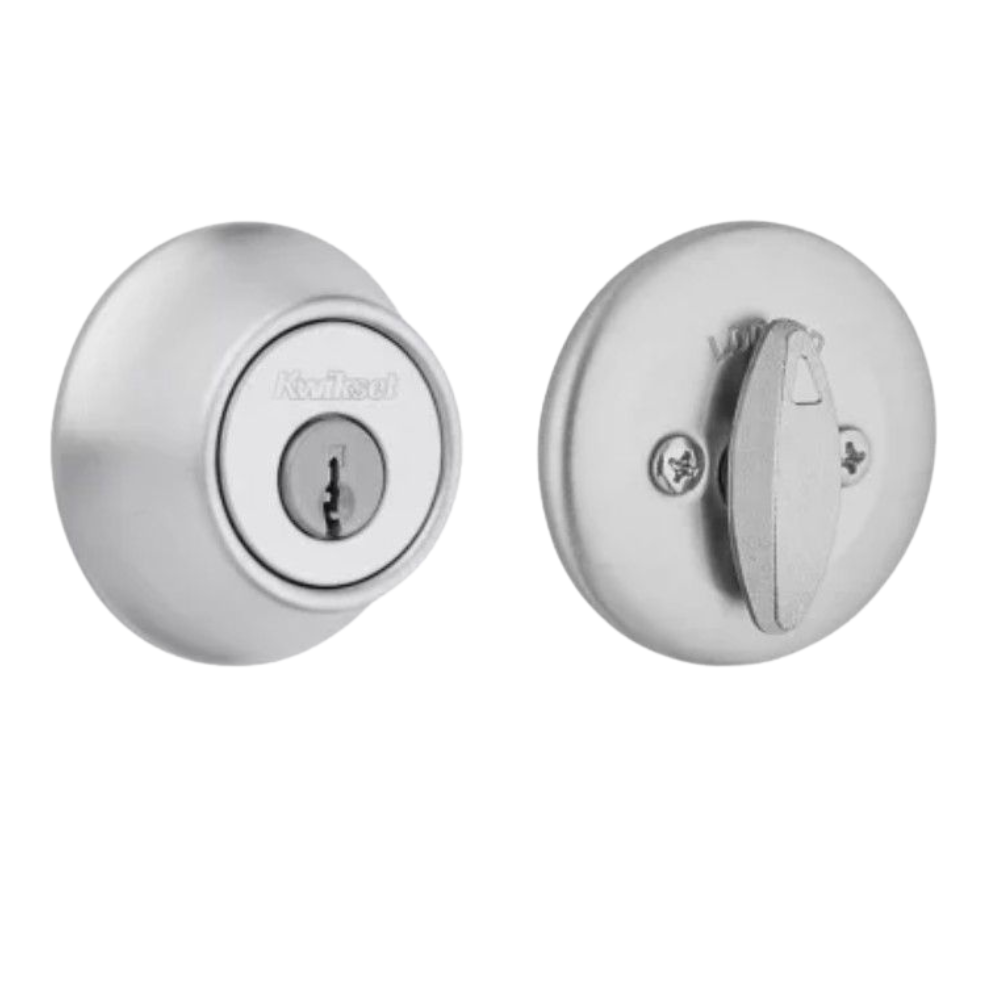 Kwiset Single Cylinder Deadbolt Lock Item #96600-688