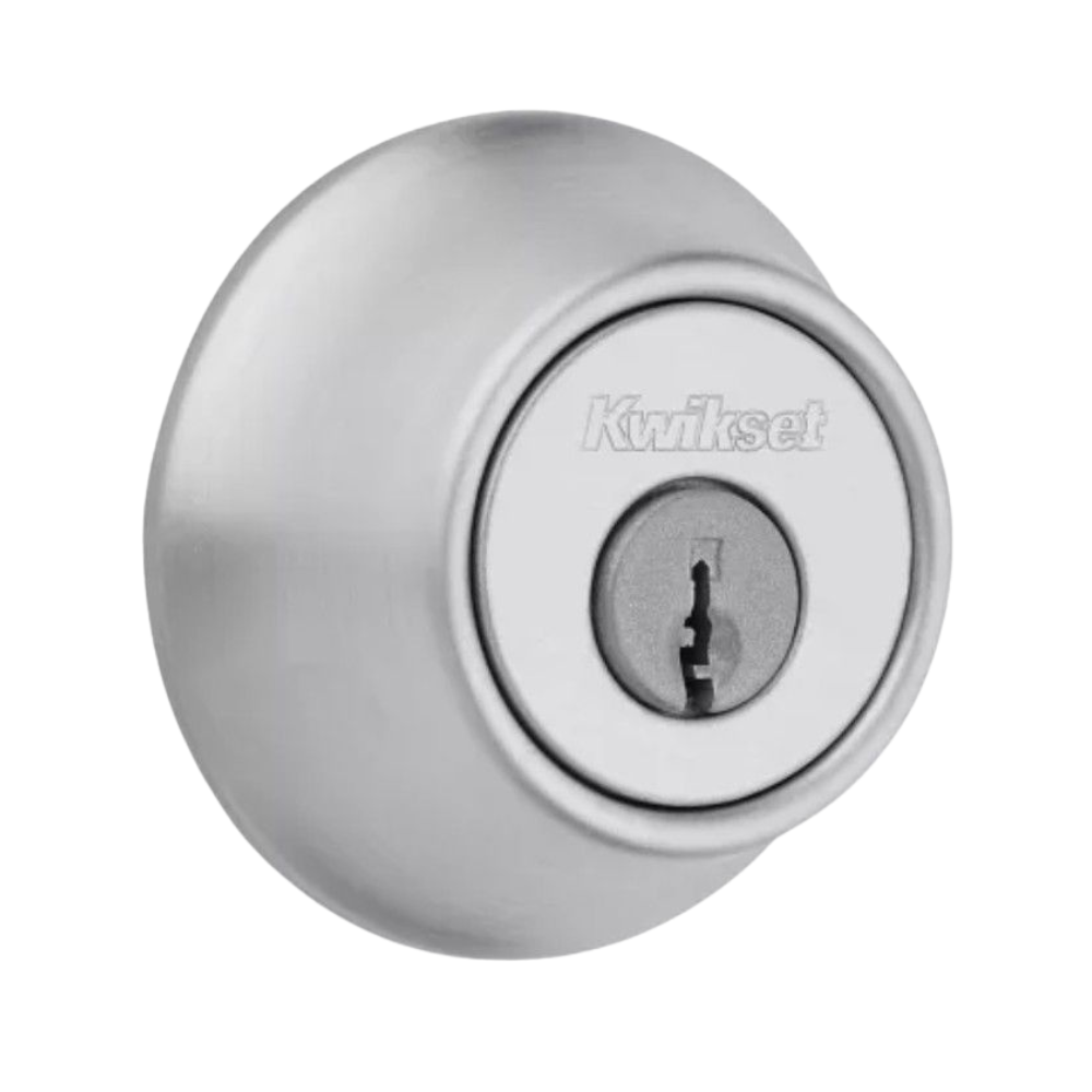 Kwiset Single Cylinder Deadbolt Lock Item #96600-688 - Image 2