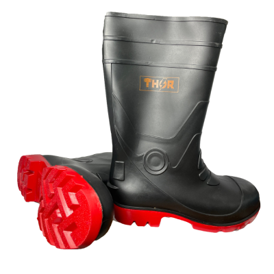 Red Sole Steel Tip Boots -Thor