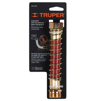 5/8" Hose Connector with Spring Guard Item #10378 -Truper