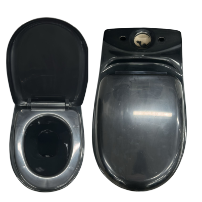 Twyford Black P-Trap Toilet